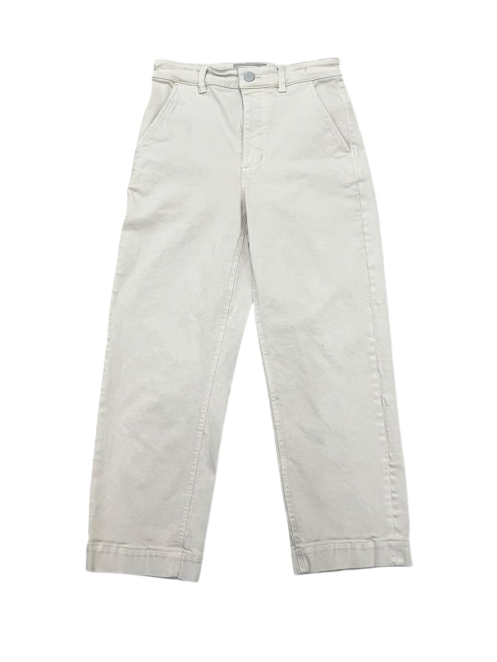 Women’s Everlane Khaki Cropped Pants Beige Cotton 2010s